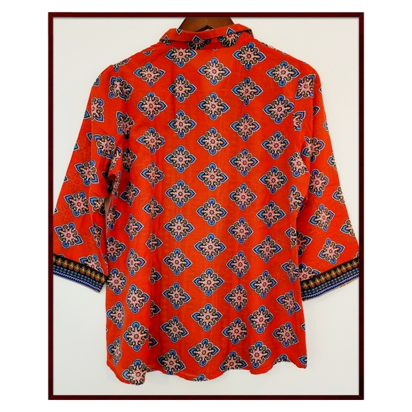Global Desi Ethnic Button Down Shirt - Picture 3 of 10